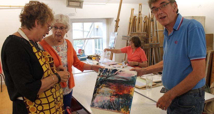 Painting and Drawing with David Rushton Summer 2nd Term 2018 Mornings