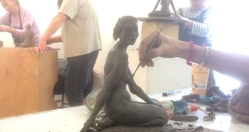 Friday Sculpture class Summer 2nd Term 2018